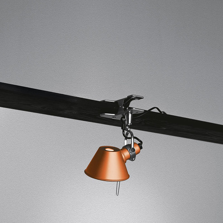 ARTEMIDE Tolomeo Pinza Micro lamp, orange