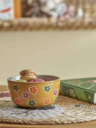 Addy Bowl, Brown, Stoneware