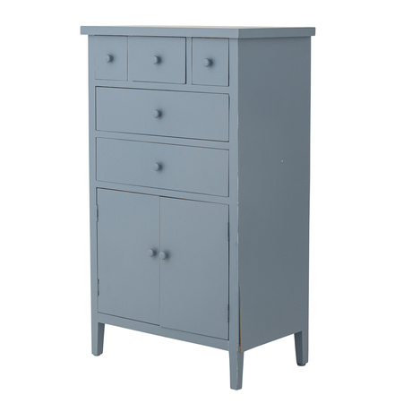 Allison Drawers, Blue, MDF