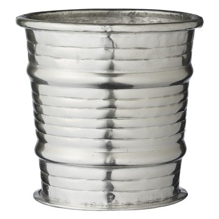 Aluminum flowerpot LENE BJERRE LIANA silver