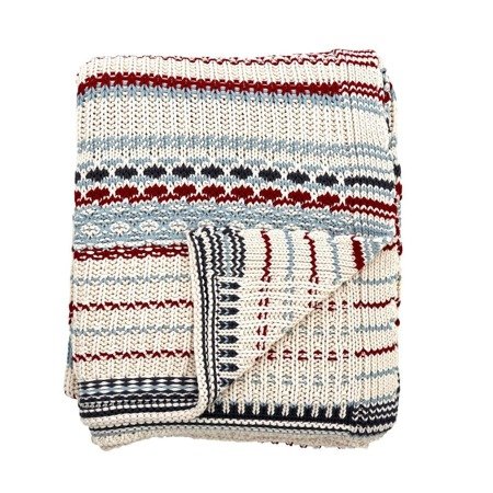 BLOOMINGVILLE Cotton Throw Multicolor