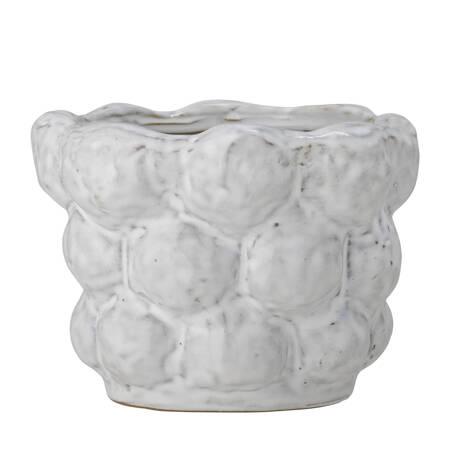 BLOOMINGVILLE DIETER flowerpot white