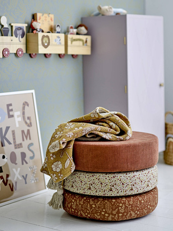 BLOOMINGVILLE JO brown pouf