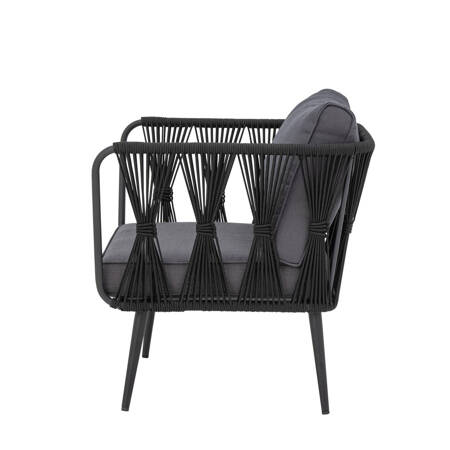 BLOOMINGVILLE PAVONE armchair black