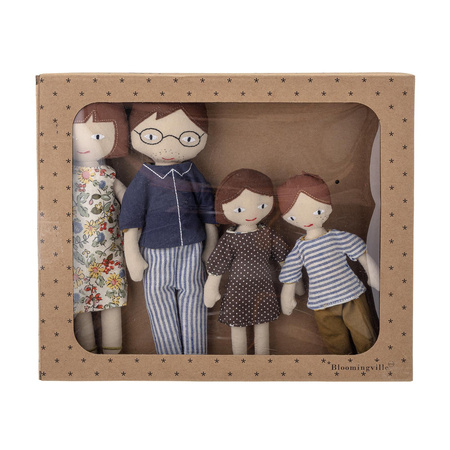 BLOOMINGVILLE WEBSTER soft doll set brown