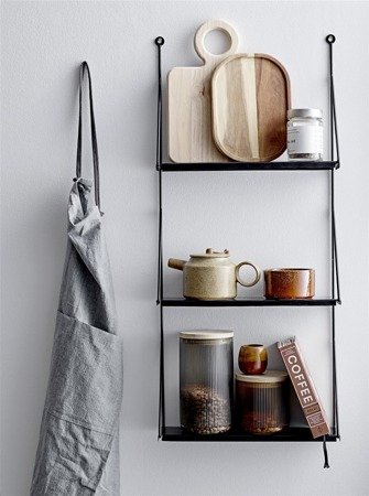 BLOOMINGVILLE Walter Wall Shelf Black