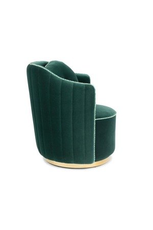 BOLD MONKEY SASSY GRANNY lounge chair dark green