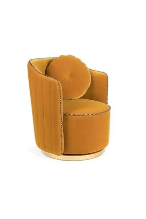 BOLD MONKEY SASSY GRANNY lounge chair mustard