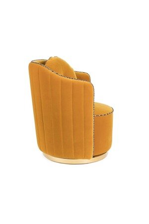 BOLD MONKEY SASSY GRANNY lounge chair mustard