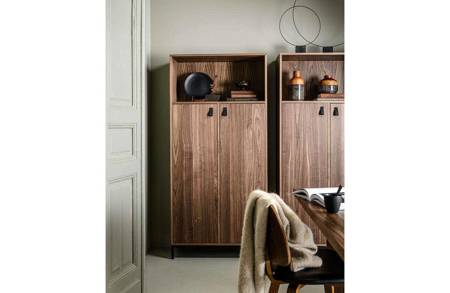 BOOKAZINE chest of drawers walnut veneer [FSC]