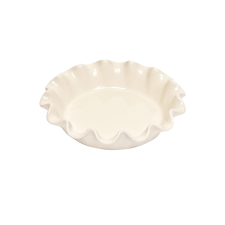 Baking Dish with Ruffles - 27cm - Cream