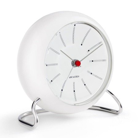 Bankers Table clock Ø11 cm white