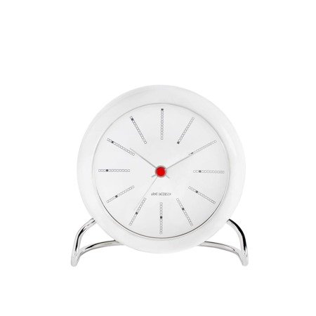 Bankers Table clock Ø11 cm white