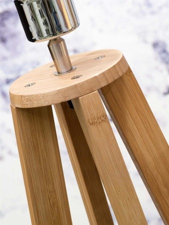 Base for the IT'S ABOUT ROMI Everest four-legged floor lamp, natural bamboo