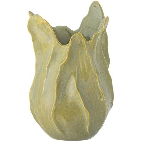 Bastien Vase, Green, Stoneware