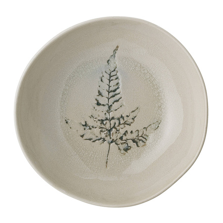 Bea Plate Deep, Nature, Stoneware