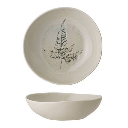 Bea Plate Deep, Nature, Stoneware