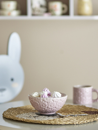 Benji Bowl, Rose, Stoneware