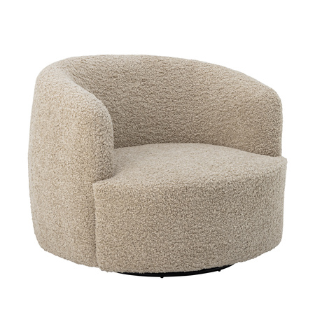 Bocca Lounge Chair, Nature, Polyester