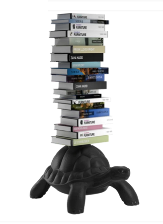 Bookcase TURTLE CARRY black