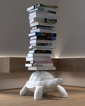 Bookcase TURTLE CARRY black