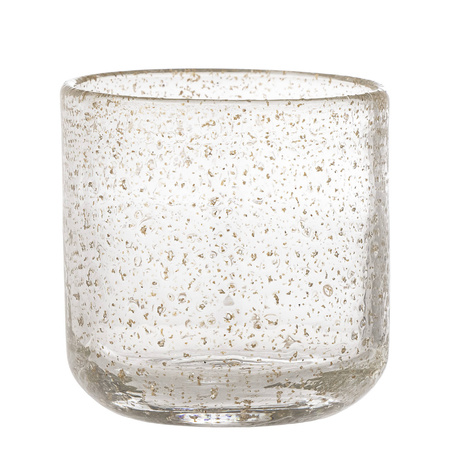 Bubbles Drinking Glass, Clear, Glass