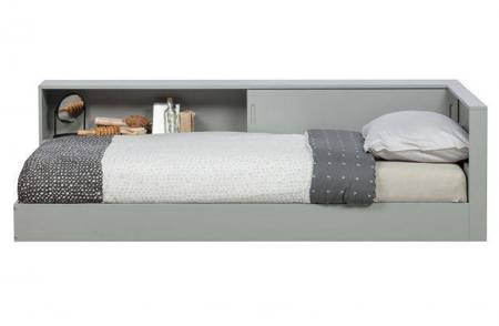 CONNECT corner bed concrete grey [fsc]