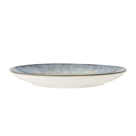 Calen Plate, Blue, Stoneware