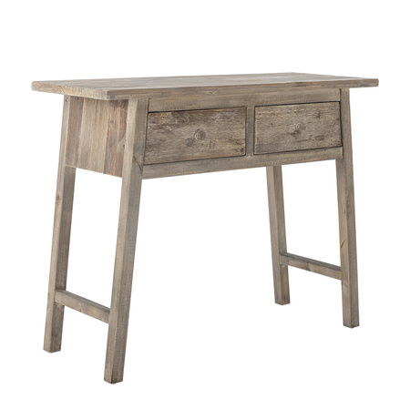 Camden Console Table, Nature, Reclaimed Pine Wood