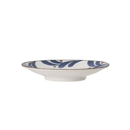 Camellia Plate, Blue, Porcelain