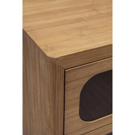 Caroun beige bedside table/cabinet