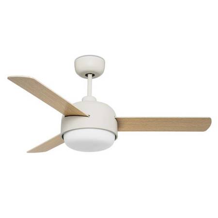 Ceiling fan with LEDS C4 KLAR lamp white