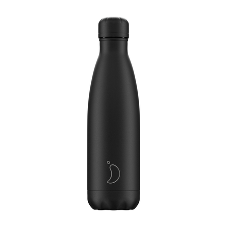 Chilly'S Thermo Bottle Monochrome Series | 500Ml | All Black