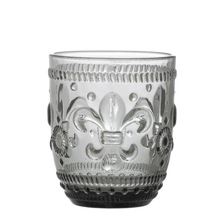 Cordelia Drinking Glass, Grey, Glass