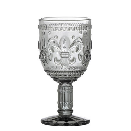 Cordelia Wine Glass, Grey, Glass