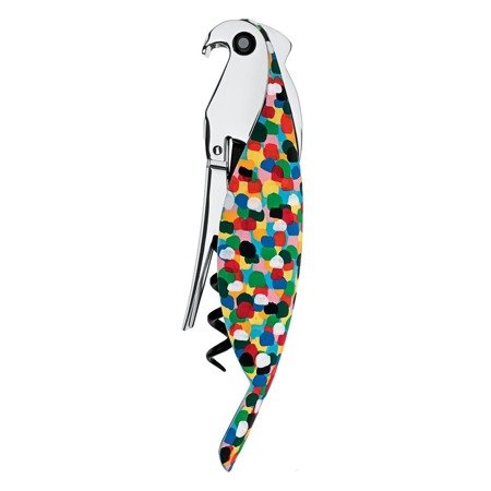 Corkscrew Alessi Parrot multicolor