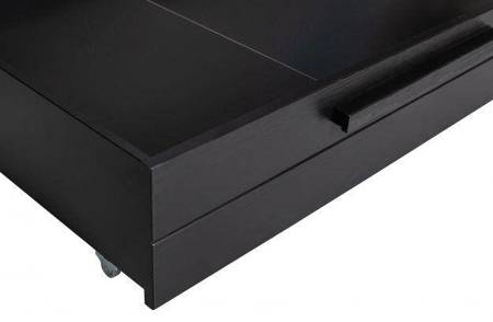 DENNIS bed drawer brushed black [fsc]