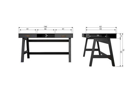 DIAN desk black[fsc]