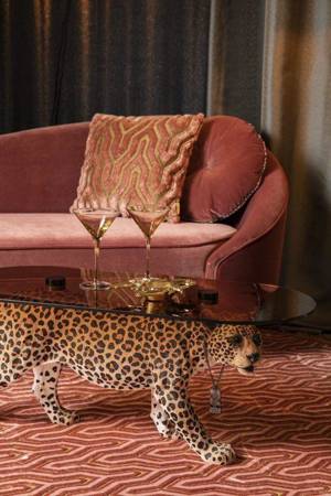 DOPE AS HELL Leopard Coffee Table