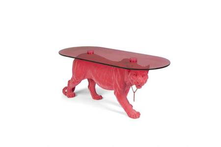 DOPE AS HELL coffee table pink