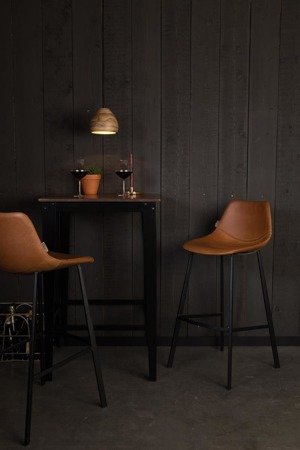 DUTCHBONE FRANKY brown bar stool