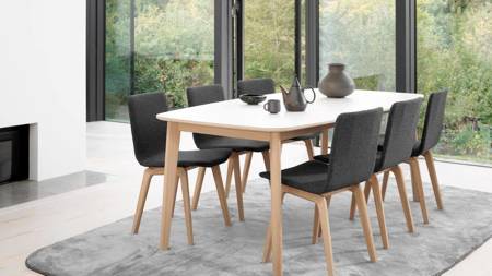 Dining table #119 SKOVBY black