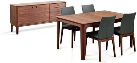 Dining table #26 SKOVBY brown