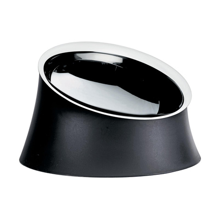 Dog Bowl, Black; 21 Cm