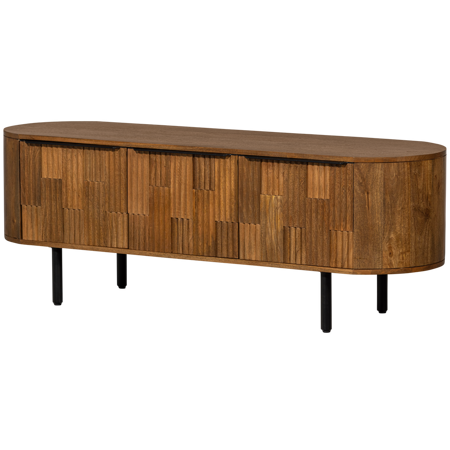 EFFORTLESS TV cabinet, natural mango wood