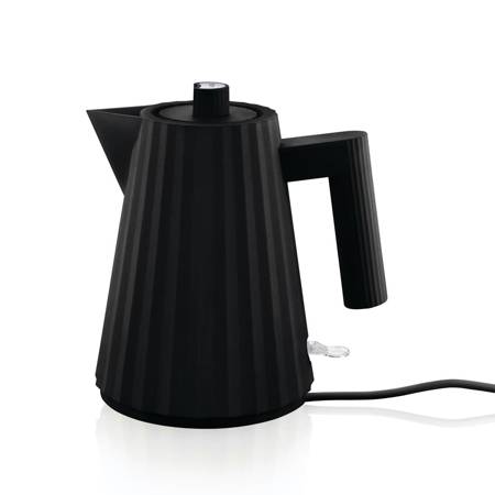 Electric kettle ALESSI Plissé 1L black