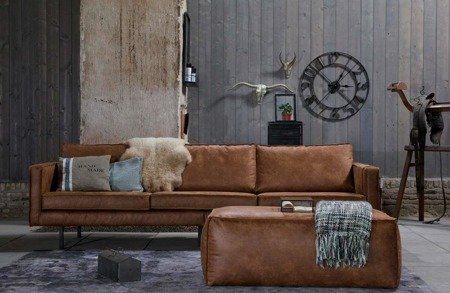 FR RODEO pouf cognac BE PURE