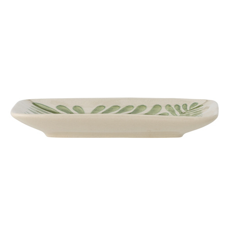 Fauni Plate, Green, Stoneware