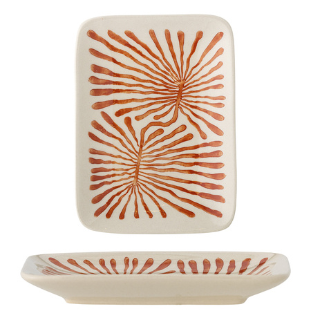 Fauni Plate, Red, Stoneware