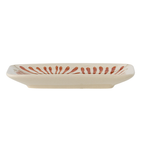 Fauni Plate, Red, Stoneware